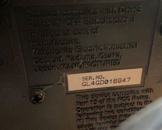 Serial # GL4GD016947