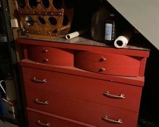 Red Dresser