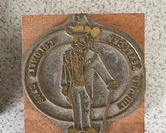 Vintage Printer's Block stamps