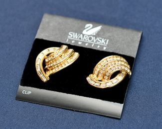 Swarovsky crystal earrings