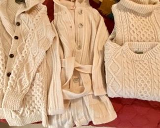 Hand knit sweaters from Ireland