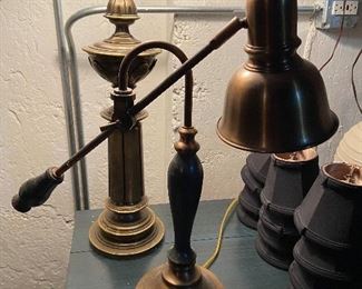 Brass Lamps, Chandelier lamp shades
