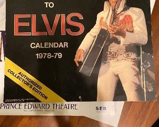 Tribute to Elvis Calendar 1978-1979