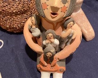 Storyteller pottery Dolls signed By Jemez
