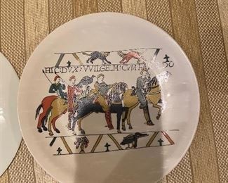 Limoges France Capisserie de Bayeux collectible plate