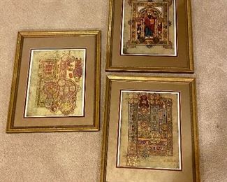 All from the Book of Kells bottom one is the Wedding Hamsa