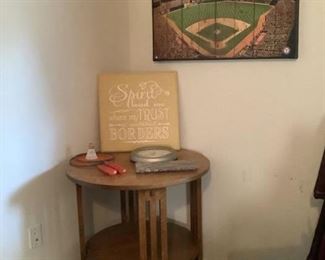 Stickley round side table 