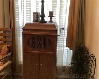Antique record player