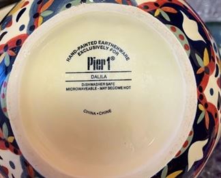 Pier 1 Bowls and Plates