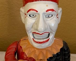 Cast Iron Bank Clown