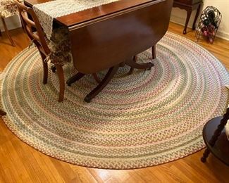 9 Round area rug