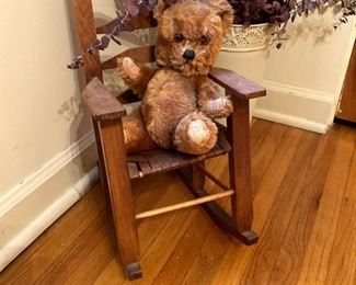19 Childs rocking chair