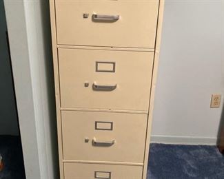 53 Metal file cabinet