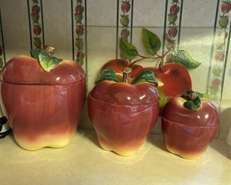 Apple canister set