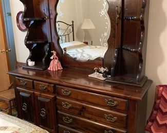 Dresser with mirror