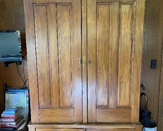 Blibd door cupboard