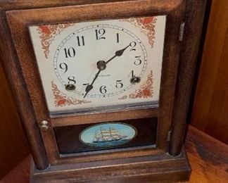 Antique mantle clock