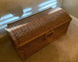 Rattan chest