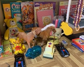Children's books and toys