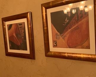 Jazz themed framed art prints