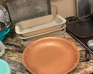Pampered Chef baking pans