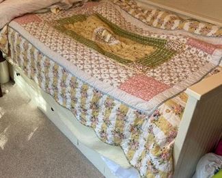 Ikea Hemnes Twin Daybed with Trundle & 3 Drawers, plus mattress and foam mattress/topper