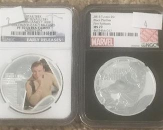 Star wars silver rare coins 