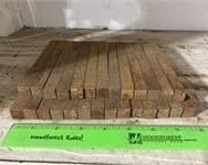 Iron bar stock. Approximately 1/2 in sq.