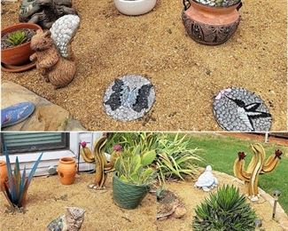 Cactus Garden with plants, tiles and decor
