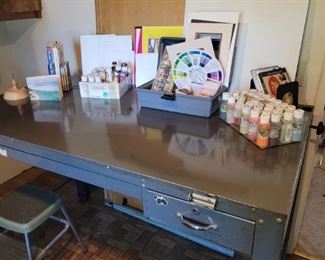 Hamilton Metal Drafting Table 