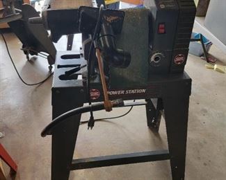 Shop Smith Belt Sander on a Power Station 