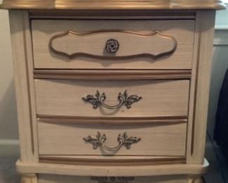 French Provincial nightstand 