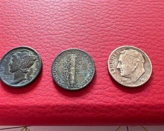 Silver Mercury/Roosevelt Dimes