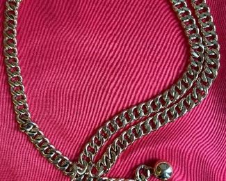 Vintage ball Chain belt marked Chanel