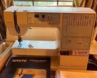 White Sewing Machine
