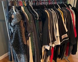 Racks and racks of excellent vintage clothes