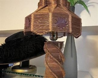 Popsicle Lamp and Antique Hat