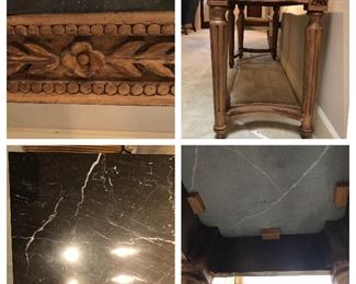 Detail of console table 