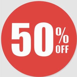 TAKE 50% OFF THE PUBLISHED PRICE !!!!!