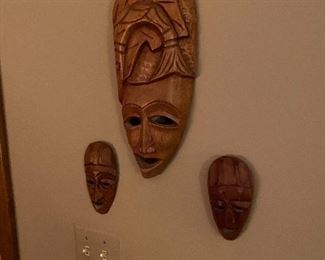 Wooden masks