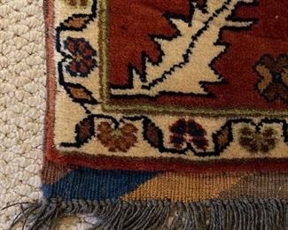 Turkmen wool area rug
