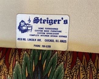 Steiger's sofa