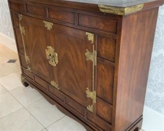 Henredon console cabinet. $350