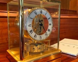 Jaeger LeCoultre “Elysee” 540 cal Atmos clock with rare Roman Numeral dial. $1,500