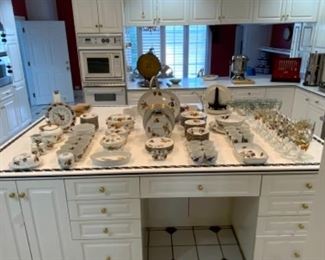 Huge set of Royal Worcester “Evesham” gold rim china. $800 set
