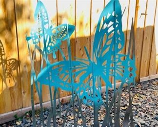 Cucumber garden trellis sculpture