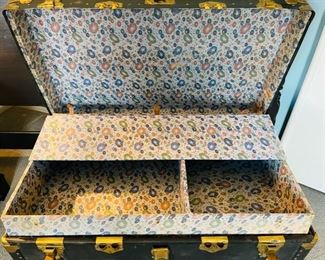 Antique steamer trunk