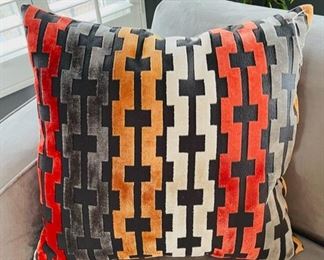 Two Bardot Atomic Down Filled Throw Pillows from Bone & Brass