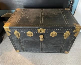 Antique steamer trunk