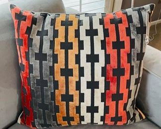 Two Bardot Atomic Down Filled Throw Pillows from Bone & Brass
